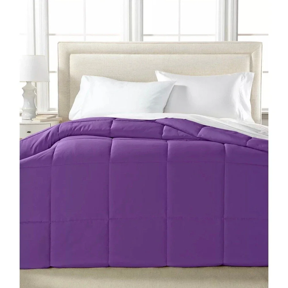 Lightweight Purple King Size Comforter Blanket